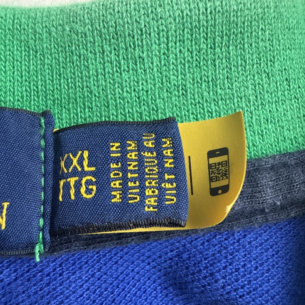 Polo Ralph Lauren Men's Blue Multi Color Block Classic Fit Polo Size XXL - Picture 6 of 8